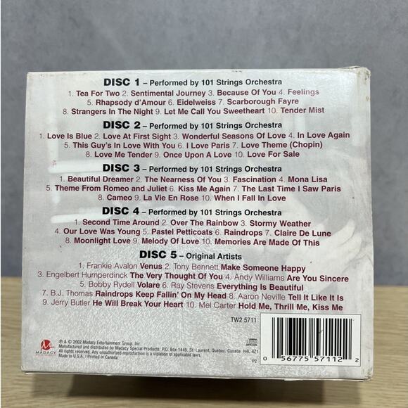 THE BEST OF LOVE 5 CD SET VOL 1-4 & LEGENDARY MALE VOCALISTS - Picture 3 of 3